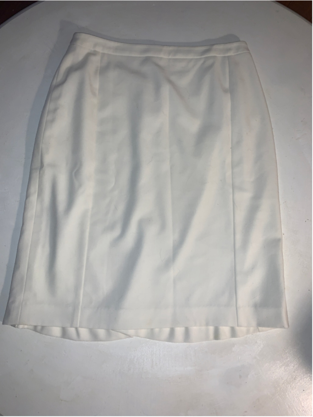 Women's Melanie Lyne White Midi Skirt Size 8